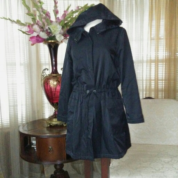 Eileen Fisher Jackets & Blazers - Eileen fisher black hooded jacket